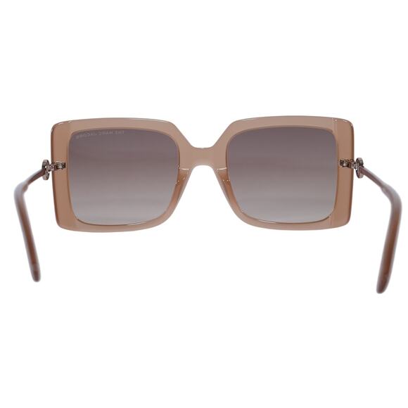 Marc Jacobs Square Oversized Womens Sunglasses - Beige / Brown - NWT - Picture 8 of 10